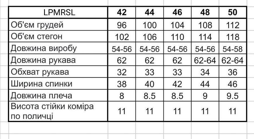 Куртка єврозима (холодна весна/осінь) молочна LPMRSLм фото